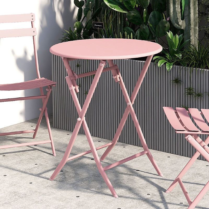 Outdoor Furniture Europe - Table basse pliante en fer forgé