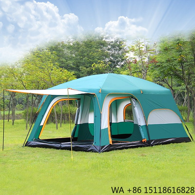 Outdoor Furniture Quality - Tente de camping double grand espace,