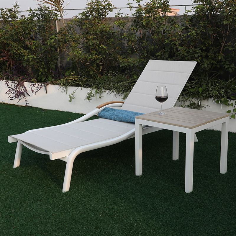 Outdoor Furniture Spain - Chaise longue de jardin style nordique