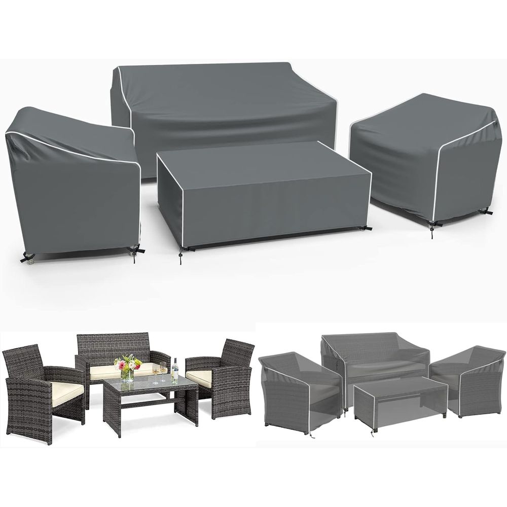 Outdoor Furniture Table - Housses pour meubles de patio, lot