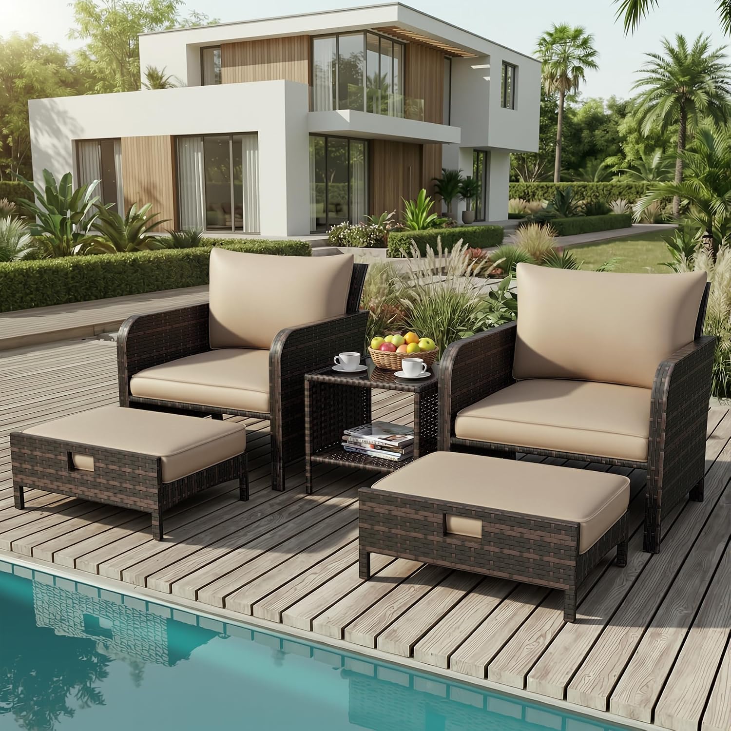 Outdoor Furniture Diy - Ensemble de meubles de conversation 5