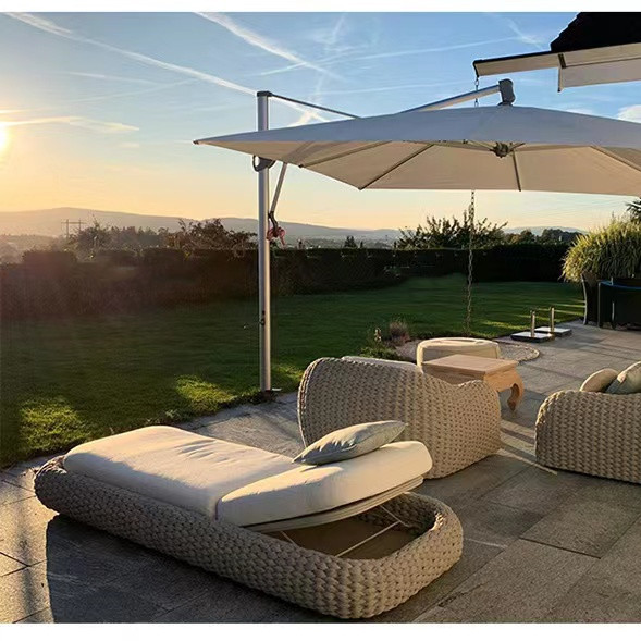 Chaise longue de plage en roti - Outdoor Furniture Quality avis et prix