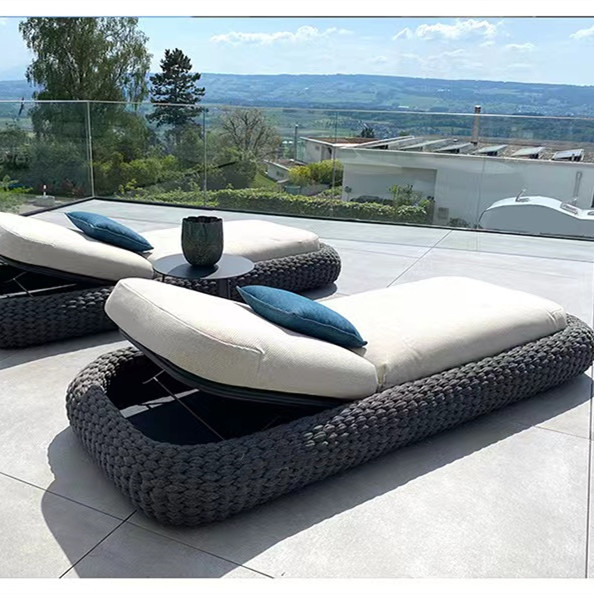 Chaise longue de plage en roti - Outdoor Furniture Quality avis et prix