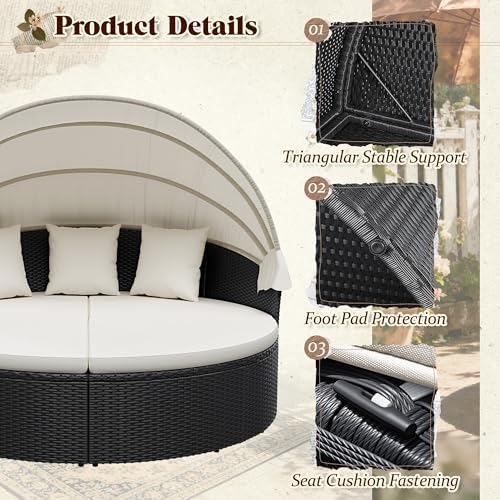 Meubles de patio, lit de jour  - Outdoor Daybed Furniture avis et prix