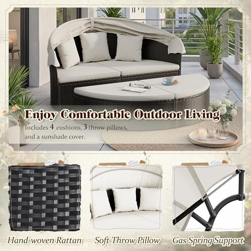 Meubles de patio, lit de jour  - Outdoor Daybed Furniture avis et prix