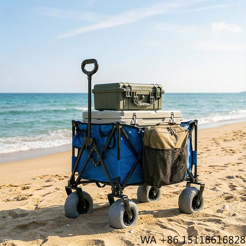 Chariot de plage pliable en mé - Outdoor Furniture Table avis et prix