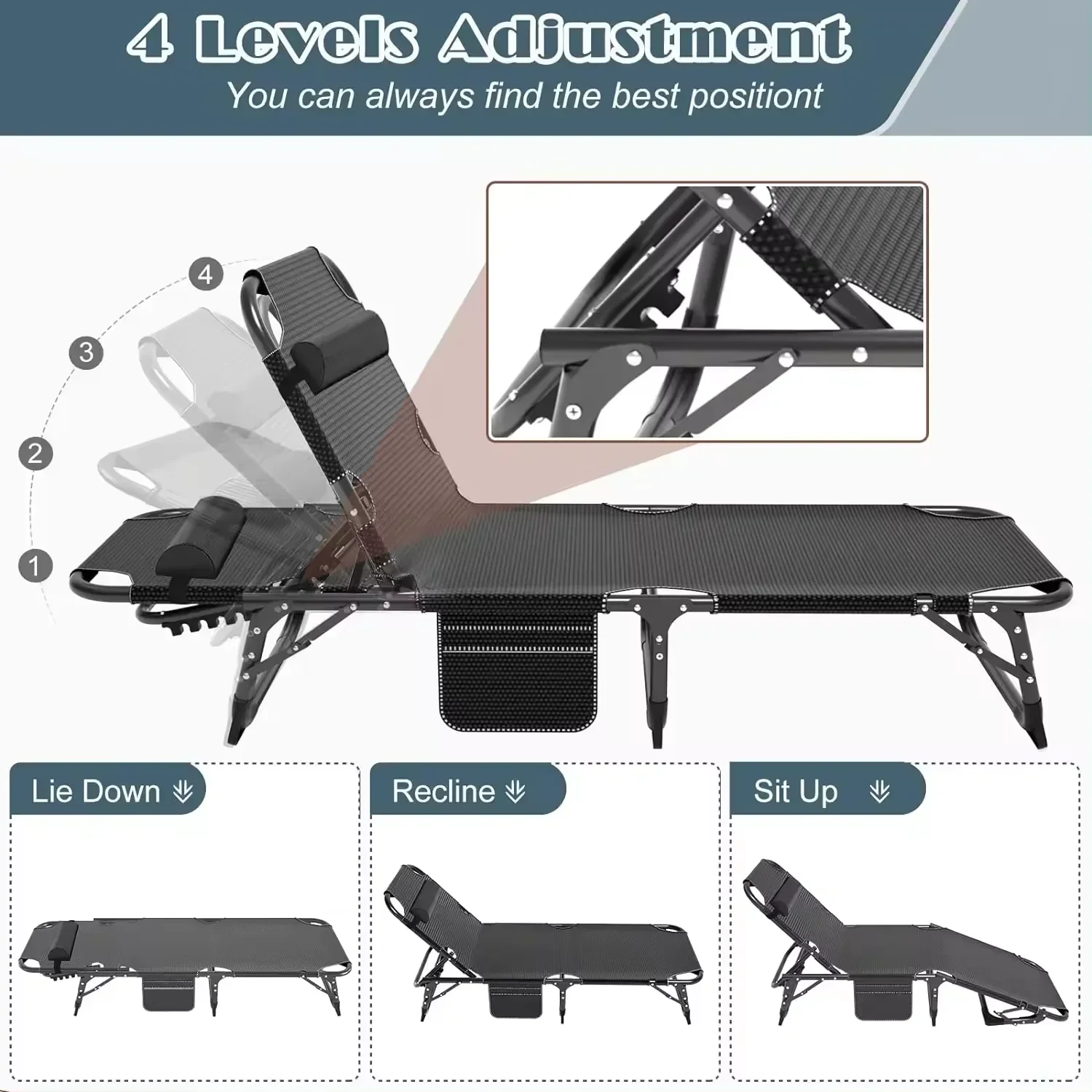 Lit pliant portable 20262024 e - Outdoor Furniture For Sale avis et prix