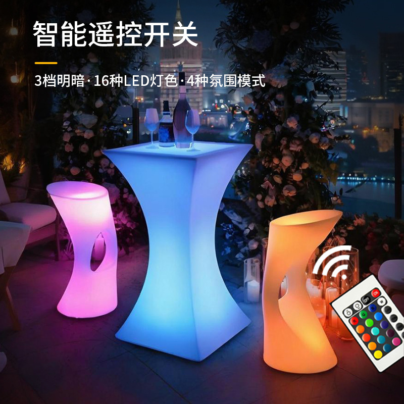 Table lumineuse extérieure tél - Outdoor Furniture Exhibition avis et prix