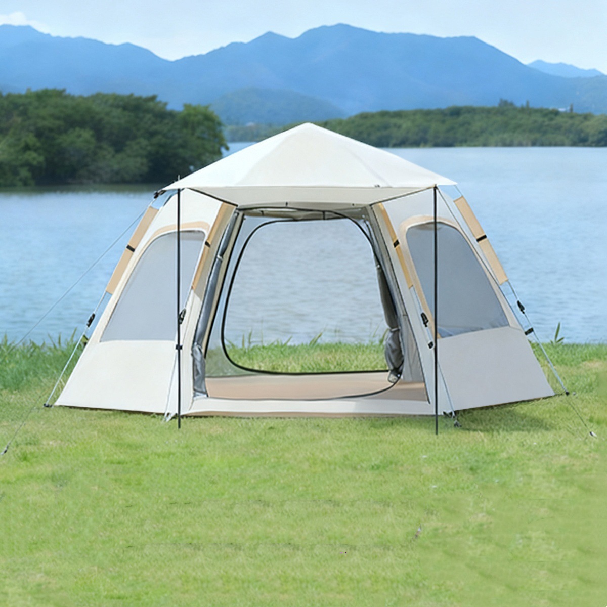 Tente hexagonale premium monoc - Outdoor Furniture Cost avis et prix
