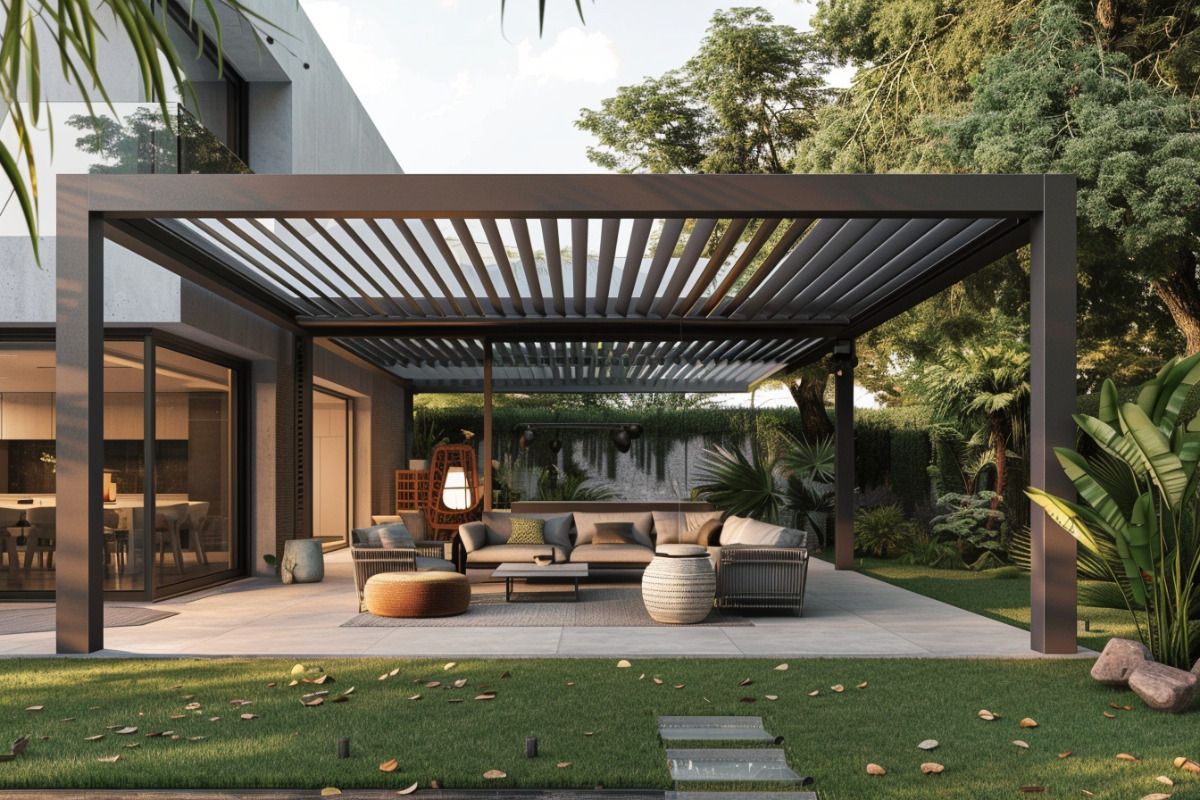 Pergola murale d'extérieur en  - Outdoor Furniture Quality avis et prix