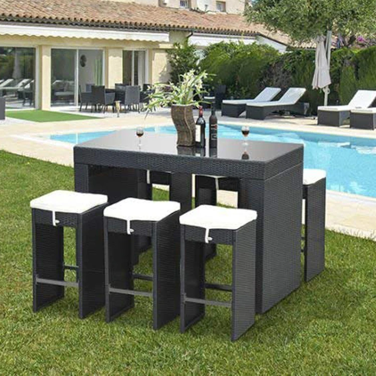 Ensemble de bar en rotin 7 piè - Outdoor Furniture Europe avis et prix