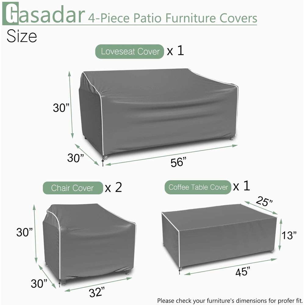 Housses pour meubles de patio, - Outdoor Furniture Table avis et prix