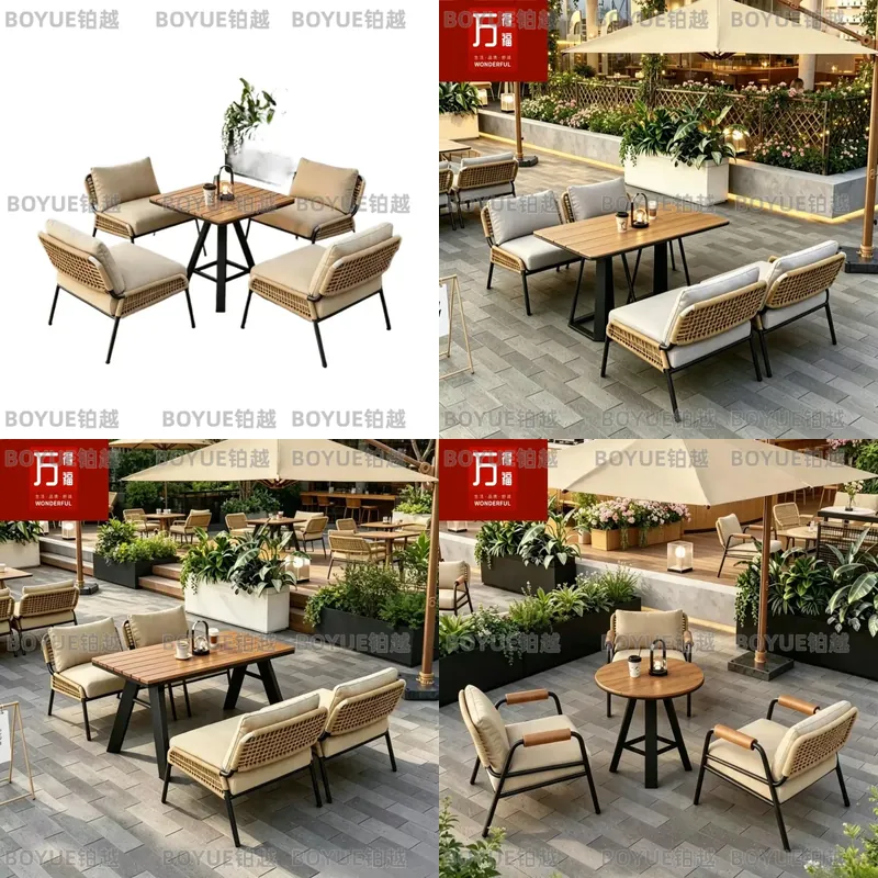 Ensemble de meubles de patio e - Outdoor Furniture Cafe avis et prix