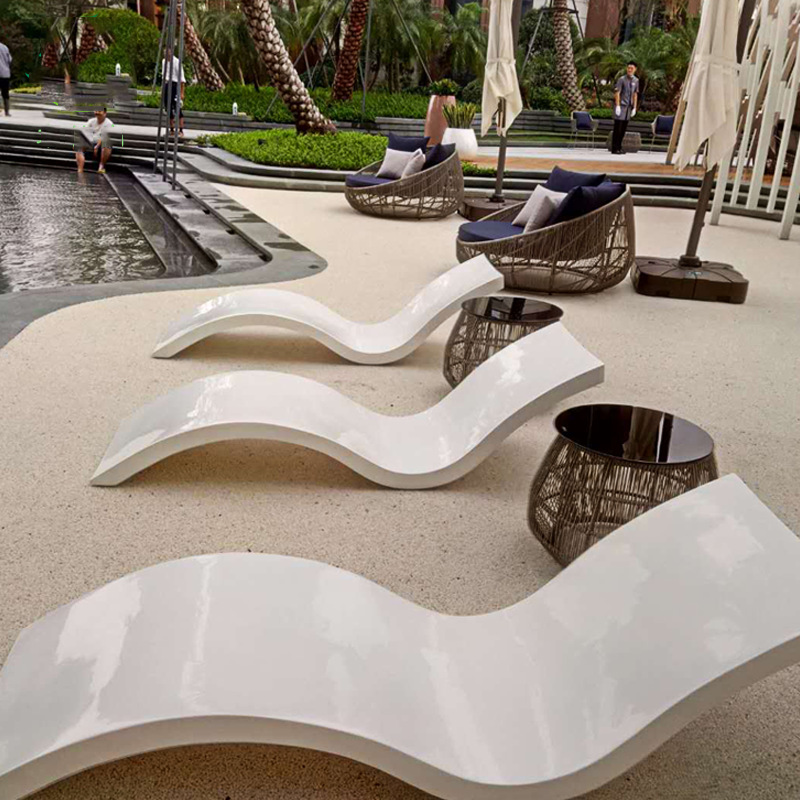 Chaises longues de piscine en  - Outdoor Daybed Furniture avis et prix