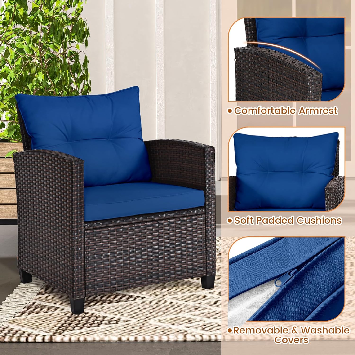 Ensemble bistro d'extérieur 3  - Outdoor Furniture Table avis et prix