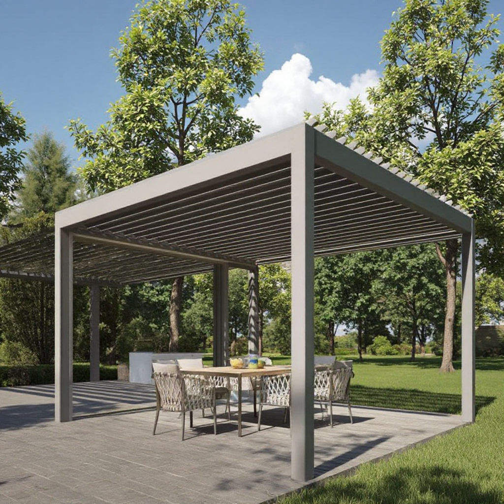 Pergola de piscine en alliage  - Outdoor Furniture Diy avis et prix
